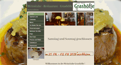 Desktop Screenshot of grashoefle.de