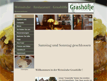 Tablet Screenshot of grashoefle.de